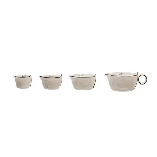STONEWARE MEASURING CUPS ~ SET OF 4
