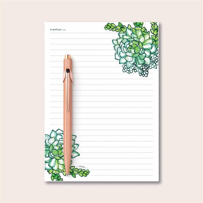 SUCCULENT 5X7 DESK NOTEPAD