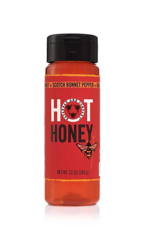 Hot Honey Plastic Bottle ~ 12 OZ