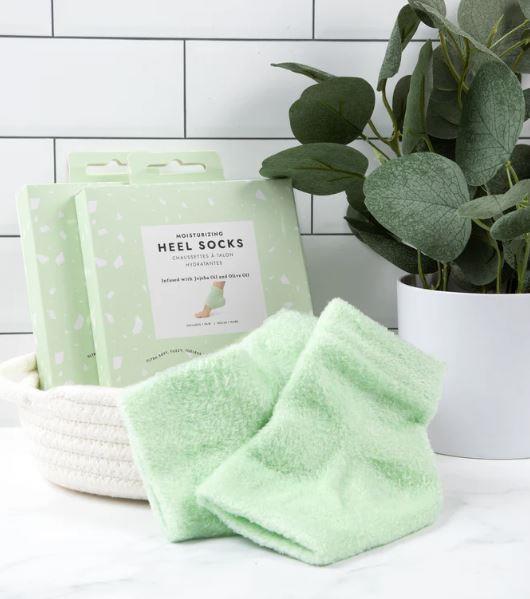 Moisturizing Heel Socks ~ Green