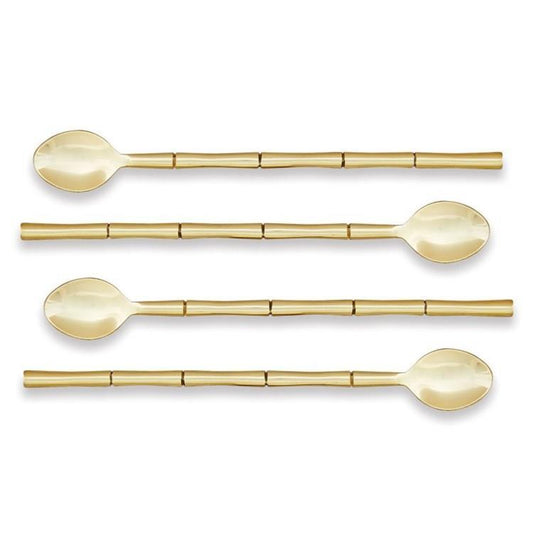 Grove Stirring Spoons - Set of 4 - Gold