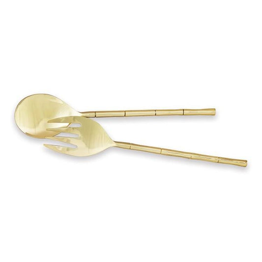 Grove Salad Servers - Set of 2 - Gold
