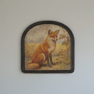 Sitting Fox Framed Print