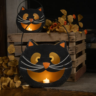 Vintage Black Cat Bucket ~ 2 Sizes Available