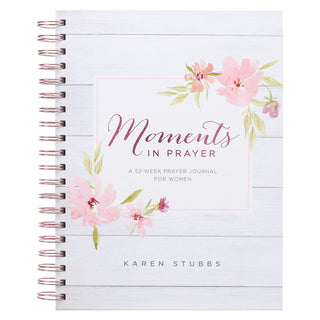 Prompted Hardcover Wire Bound Prayer Journal For Women