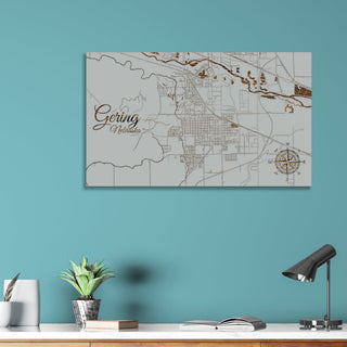 FP2132 - Gering, NE Engraved Map (Collective)