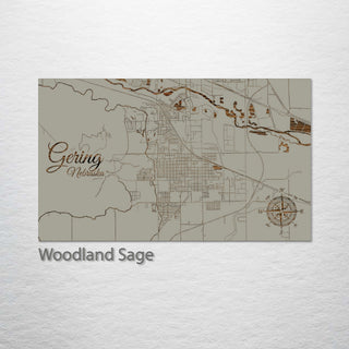 FP2132 - Gering, NE Engraved Map (Collective)