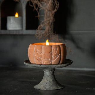 Jack-O-Lantern 3D Flame Candle ~ Orange ~ 3 Sizes Available