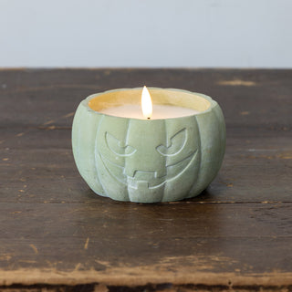 Jack-O-Lantern 3D Flame Candle ~ Green ~ 3 Sizes Available