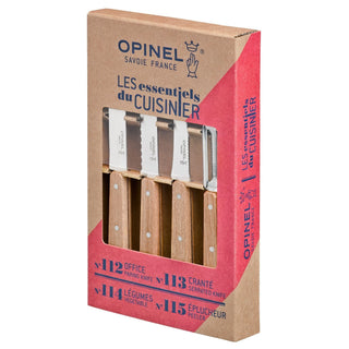 "les Essentiels" Natural Set Varnished Beechwood Handles