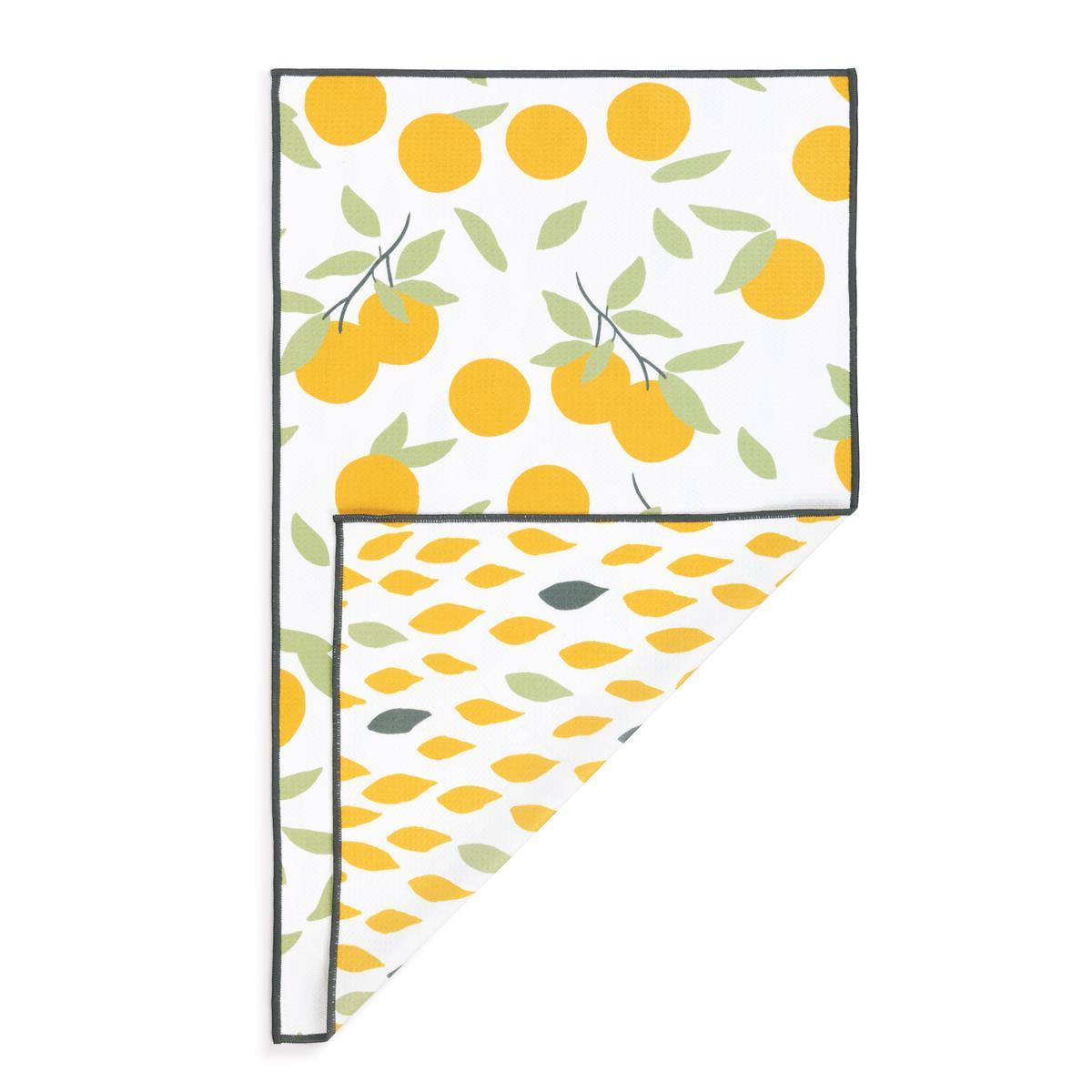 Citrus Orange Absorbent 2sided Towel