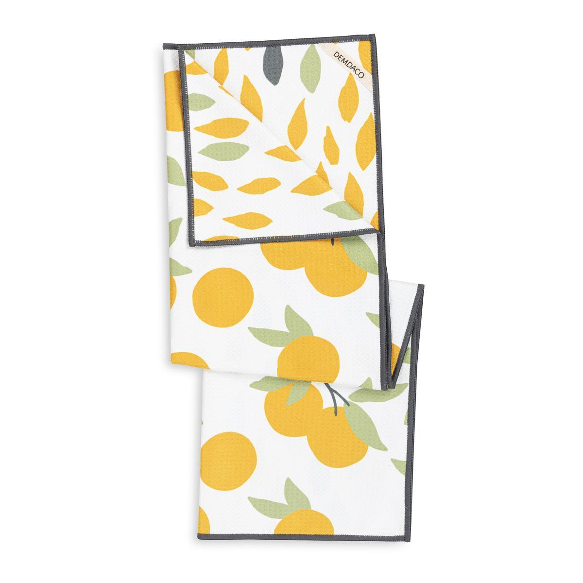 Citrus Orange Absorbent 2sided Towel