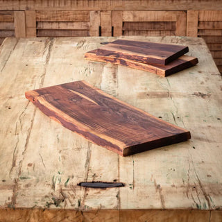 Wooden Live Edge Chopping Board ~ Large