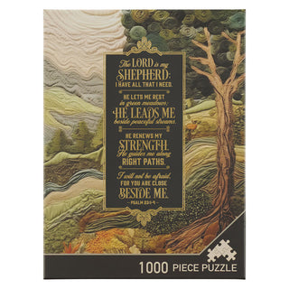 The Lord Is My Shepherd ~ Psalm 23 ~ 1000 Pieces