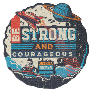 Puzzle 140 Pc. Be Strong And Courageous Josh 1:9