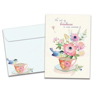 Teacup Kindness ~ Greeting Card