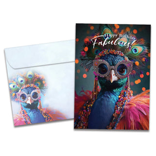 Fabulous Peacock ~ Greeting Card