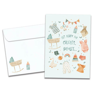 Cuddles And Giggles Greeting Cards