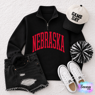 Nebraska Varsity 1/4 Zip