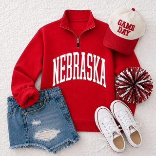 Nebraska Varsity 1/4 Zip