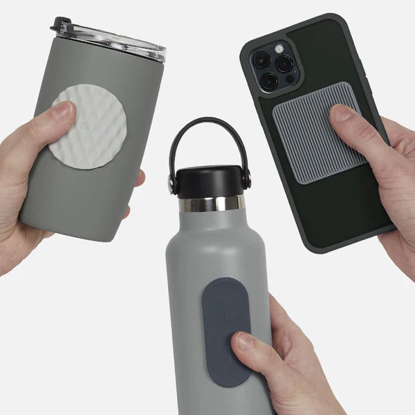 Speks Slabs Silicone Sensory Sticker ~ Grey