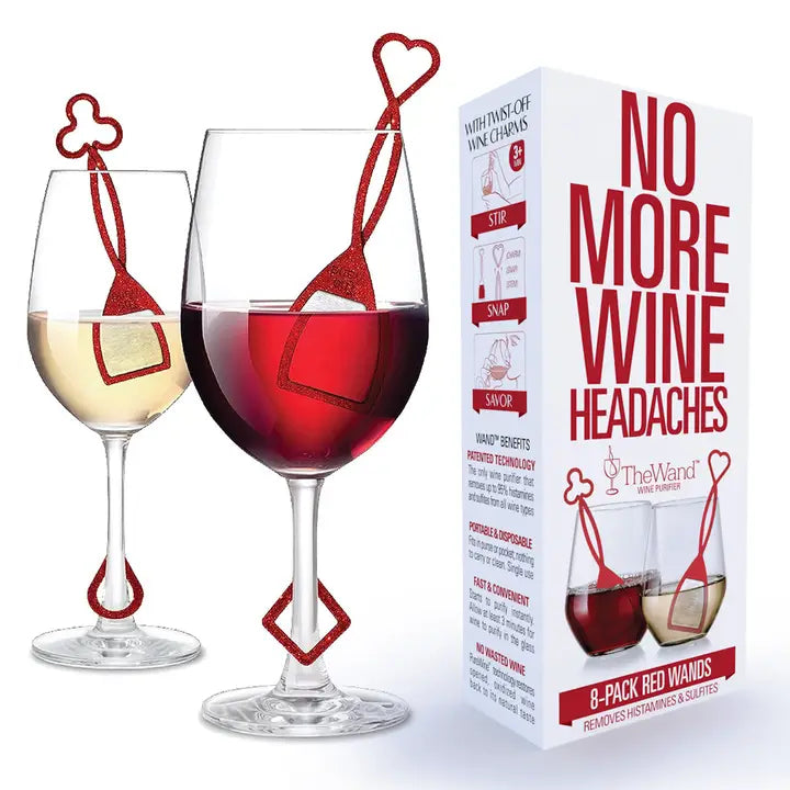 Wine Wand ~ Red ~ 8 Pack