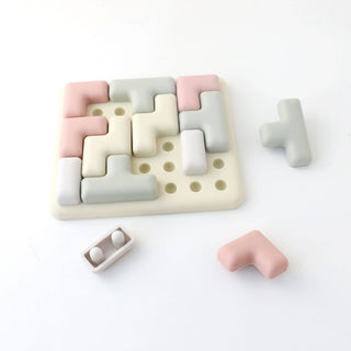 Pentomino Silicone Puzzle – Montessori Shape & Logic Toy