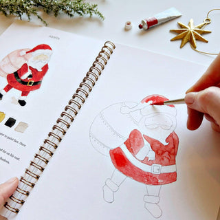 Christmas Watercolor Workbook by Emily Lex
