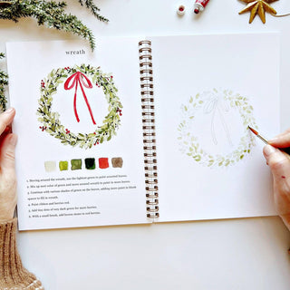 Christmas Watercolor Workbook by Emily Lex
