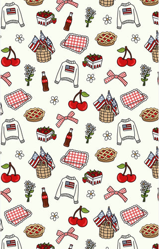 Summer Social: Double-Sided Hand Towel
