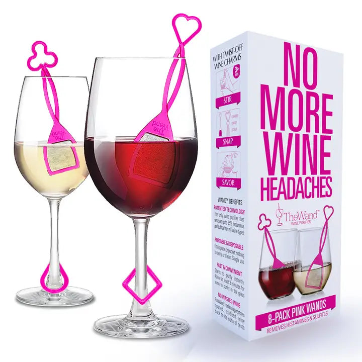 Wine Wand ~ Pink ~ 8 Pack