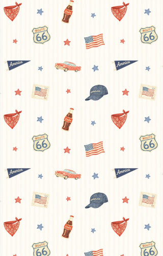 Highway Roadtrip: Double-Sided Hand Towel