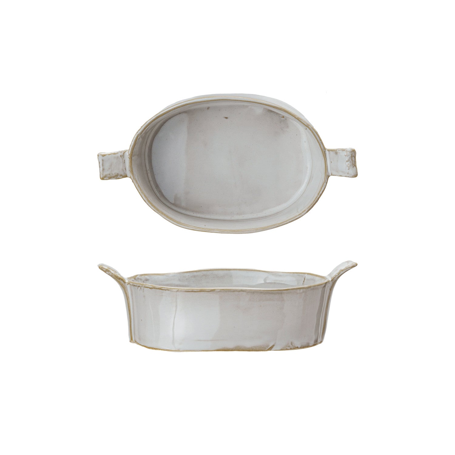 7 oz. Stoneware Mini Baker with Handles 