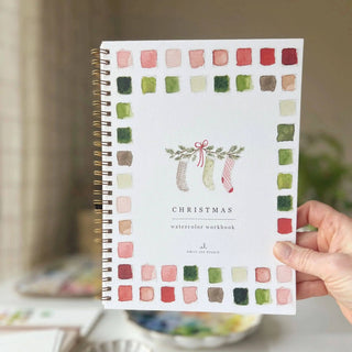 Christmas Watercolor Workbook by Emily Lex